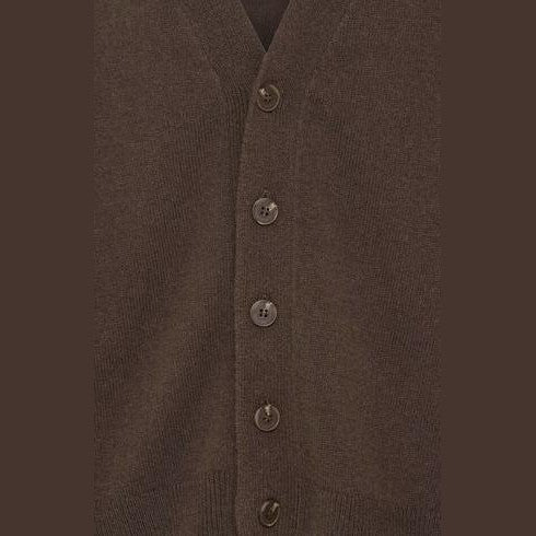 Maglione Solid Rick cardigan slate