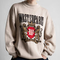 Maglione Wasted Paris Crest crewneck Beige