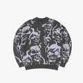 Maglione Wated Paris Skull Charcoal