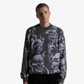Maglione Wated Paris Skull Charcoal