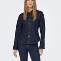 Only Camicia Perla LS Western Blue Denim
