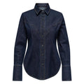 Only Camicia Perla LS Western Blue Denim