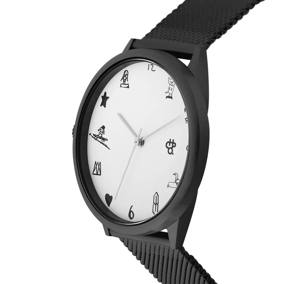 Orologio CHPO Skate After School white black 14238QQ