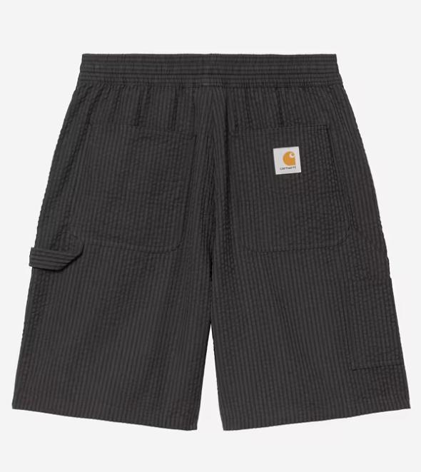 Pantaloncini Carhartt short toland stripe blk