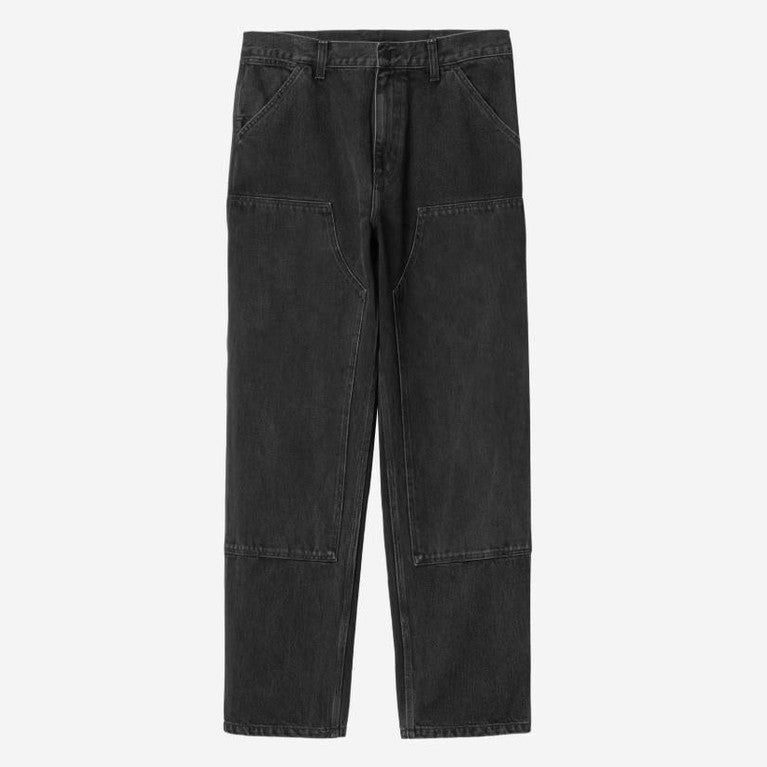 Pantalone Carhartt Double Knee Blk stone Wshd