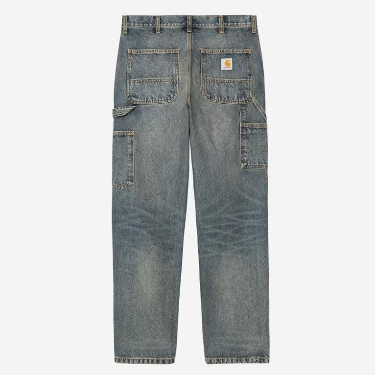 Pantalone Carhartt Single Knee Blue worn Used
