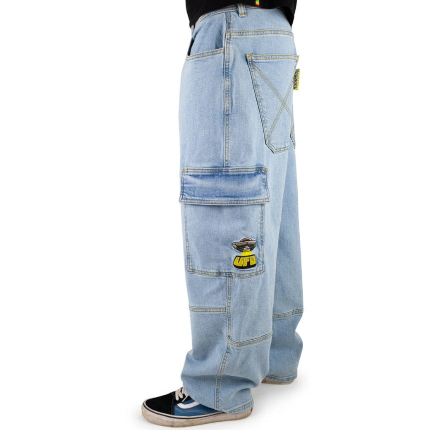 Pantalone Homeboy UFO Cargo Denim Moon