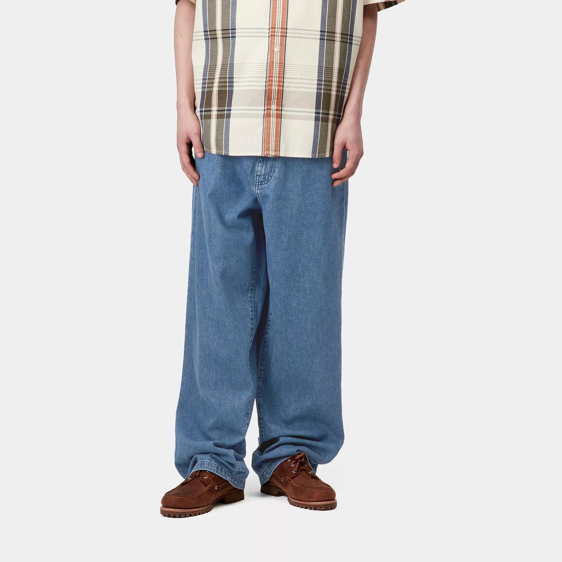 Pantaloni Carhartt Lucas blue denim