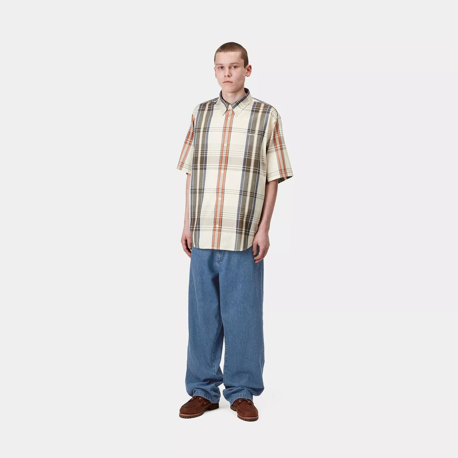 Pantaloni Carhartt Lucas blue denim