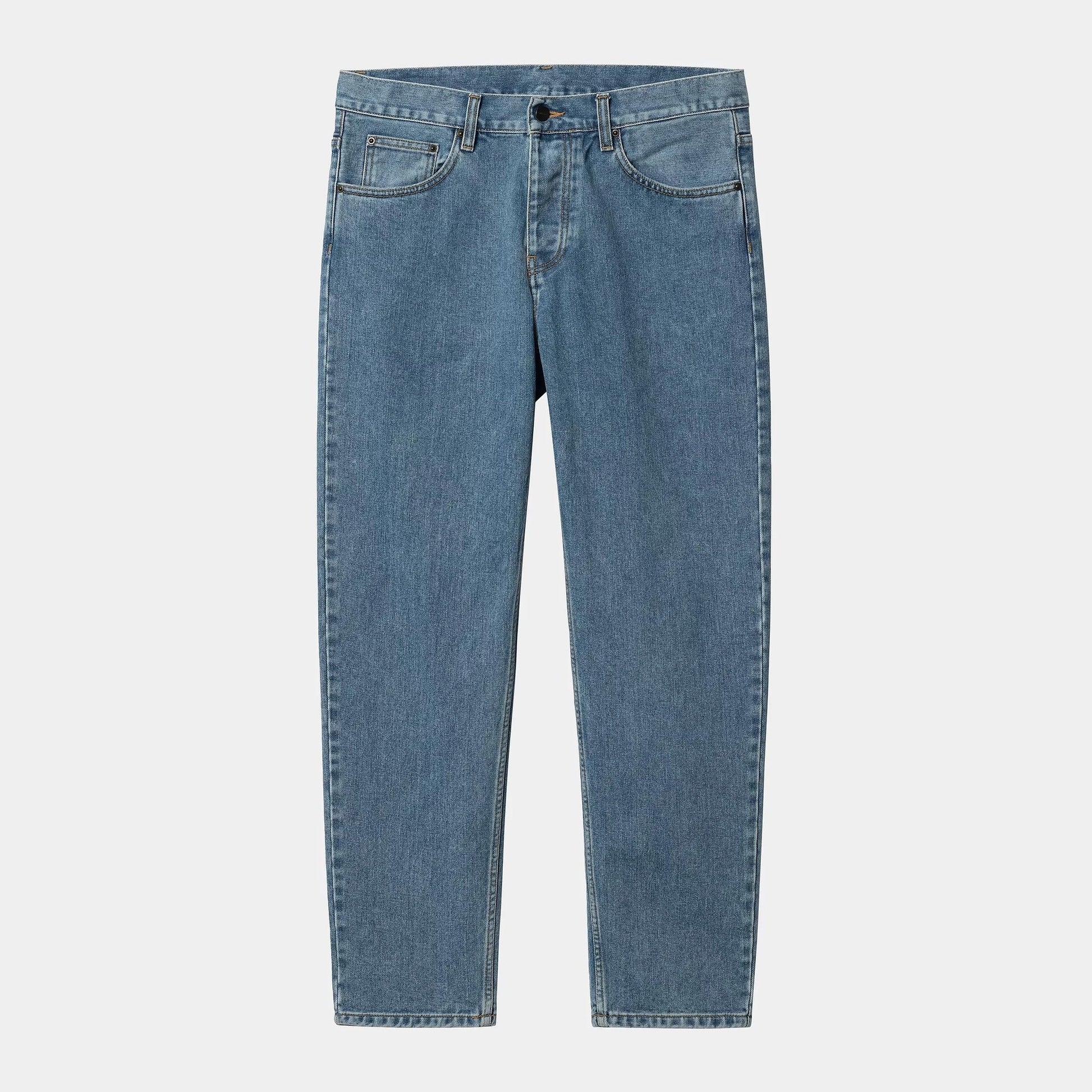Pantaloni Carhartt Newel blue stone bleach