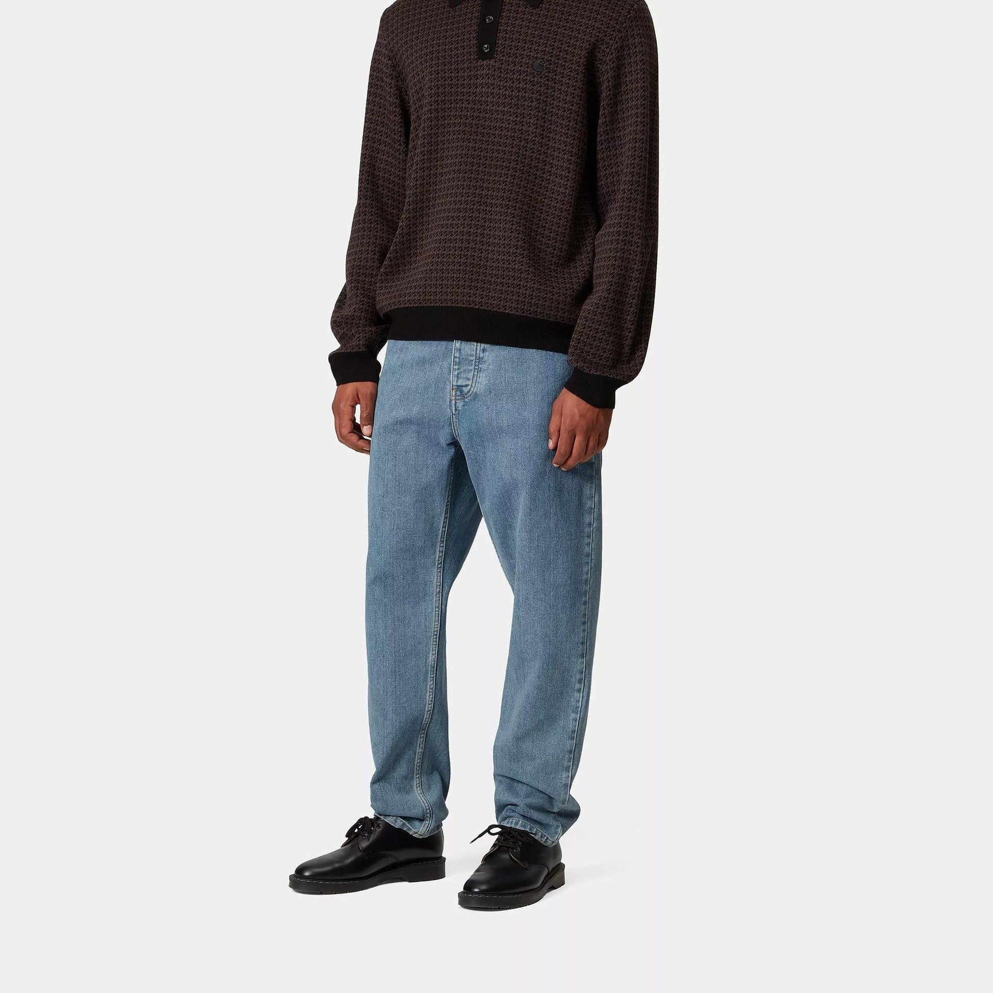 Pantaloni Carhartt Newel blue stone bleach