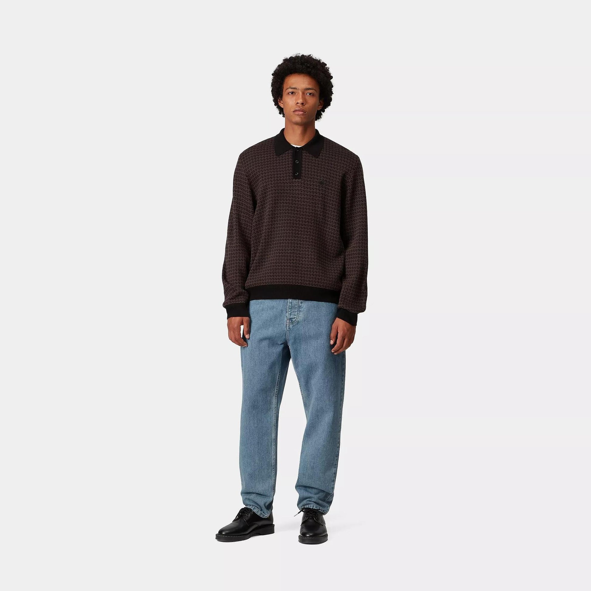 Pantaloni Carhartt Newel blue stone bleach