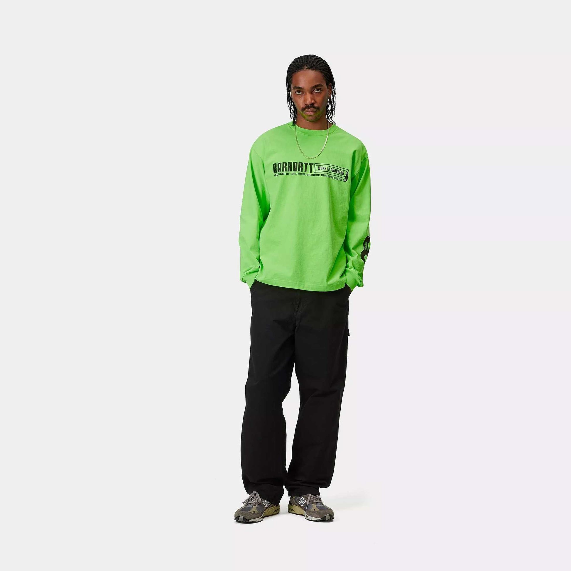 Pantaloni Carhartt Single Knee black dyed
