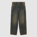 Pantaloni Dickies Madison Baggy Denim yellow fade indigo
