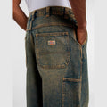 Pantaloni Dickies Madison Baggy Denim yellow fade indigo