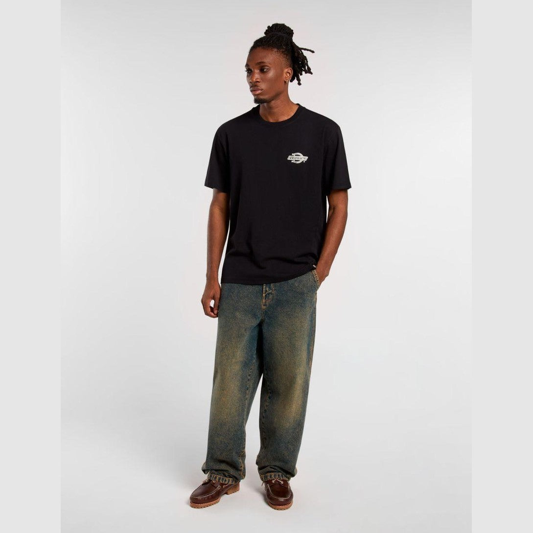 Pantaloni Dickies Madison Baggy Denim yellow fade indigo