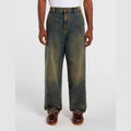 Pantaloni Dickies Madison Baggy Denim yellow fade indigo