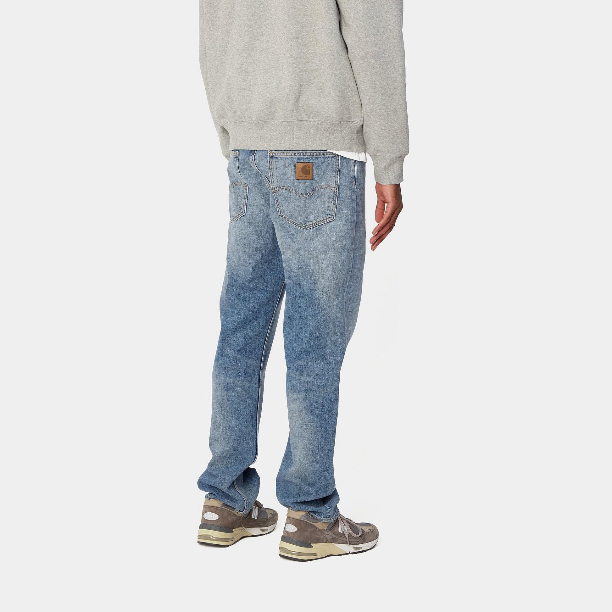 Pantaloni Jeans Marlow blue worn bleach