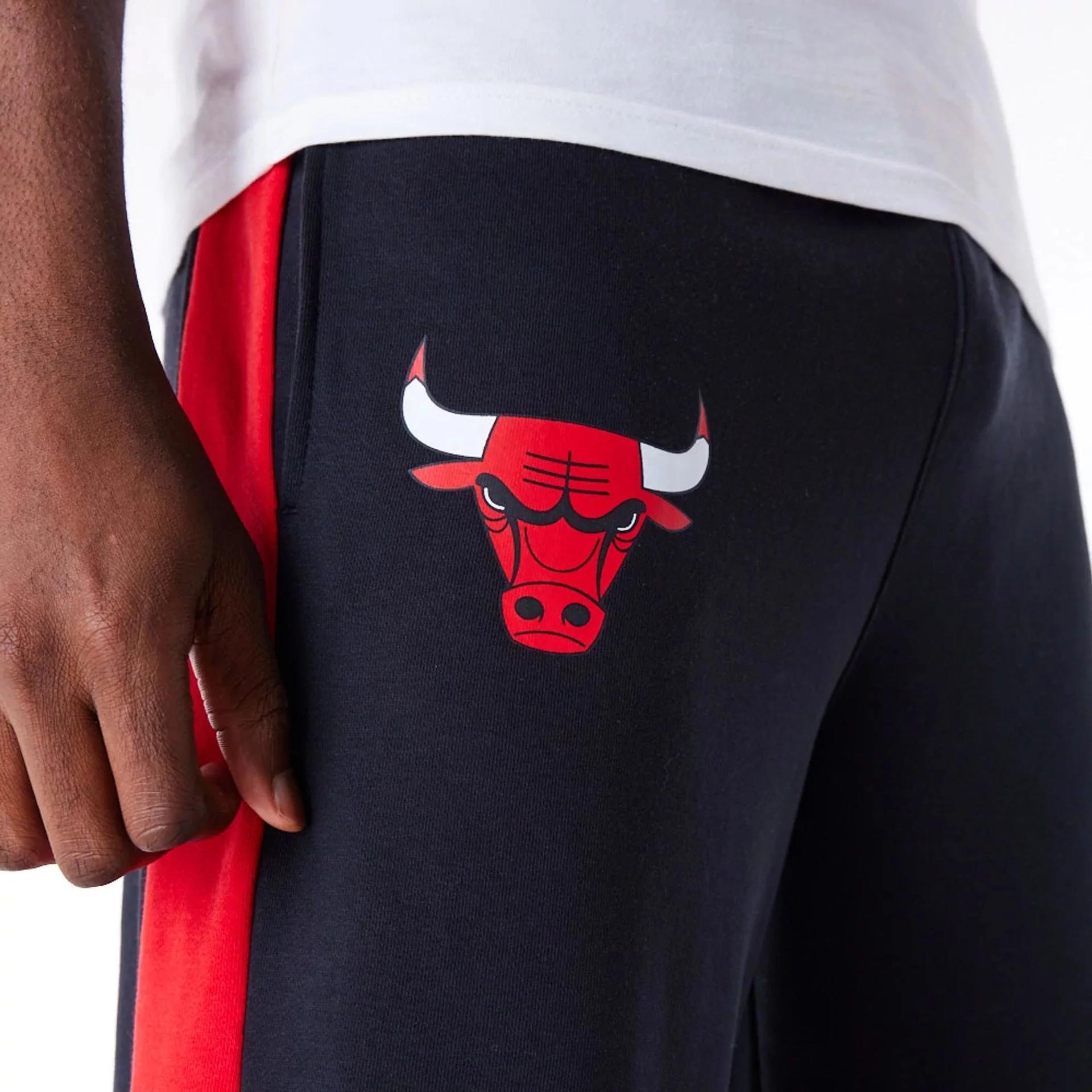 Pantaloni Joggers New Era Chicago Bulls NBA Panel black
