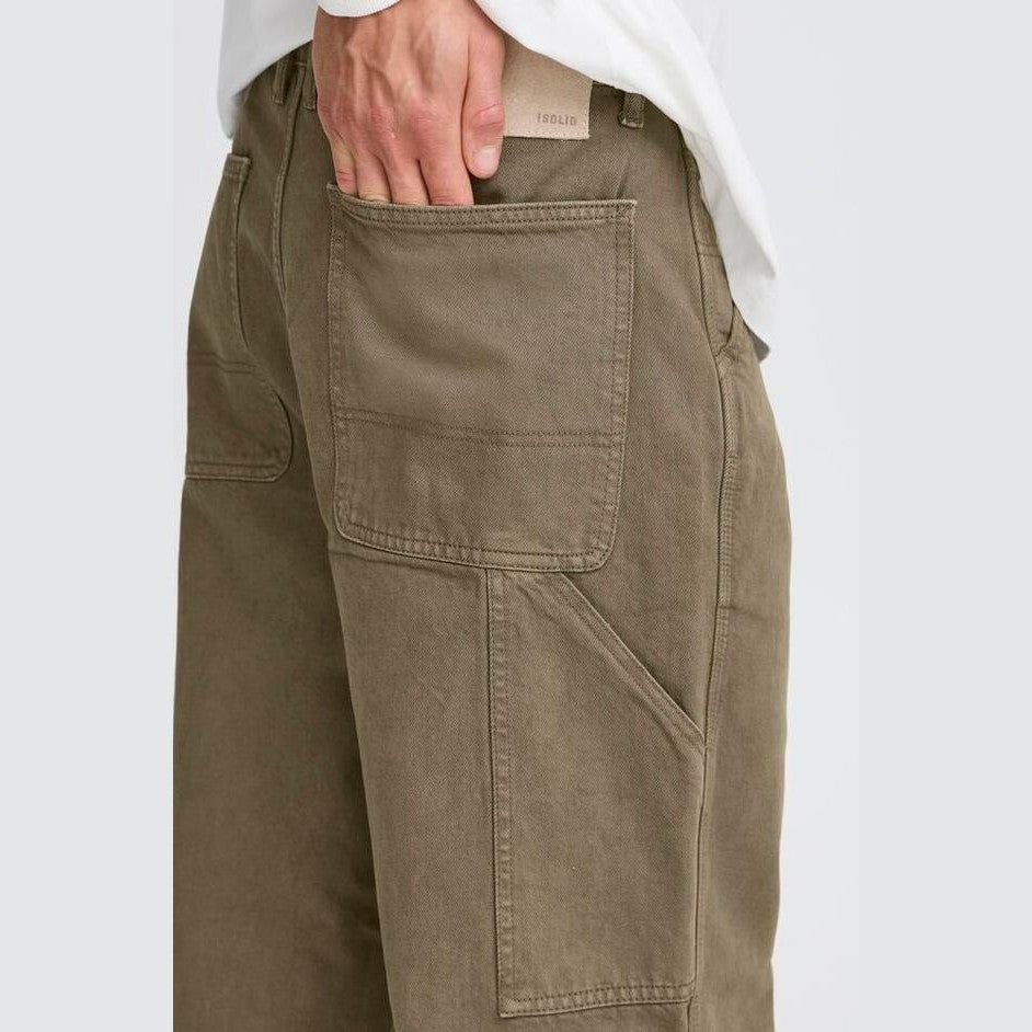 Pantaloni Solid Mason Carpentner bunge cord green