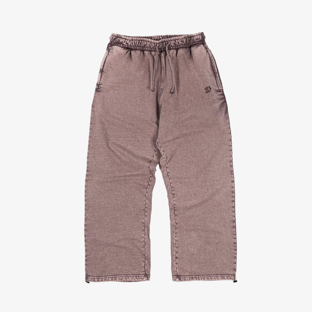 Pantaloni Wasted Paris Splinter zip Burgandy