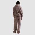 Pantaloni Wasted Paris Splinter zip Burgandy