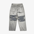 Pantaloni Wasted Paris Trompe loeil grey