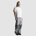 Pantaloni Wasted Paris Trompe loeil grey