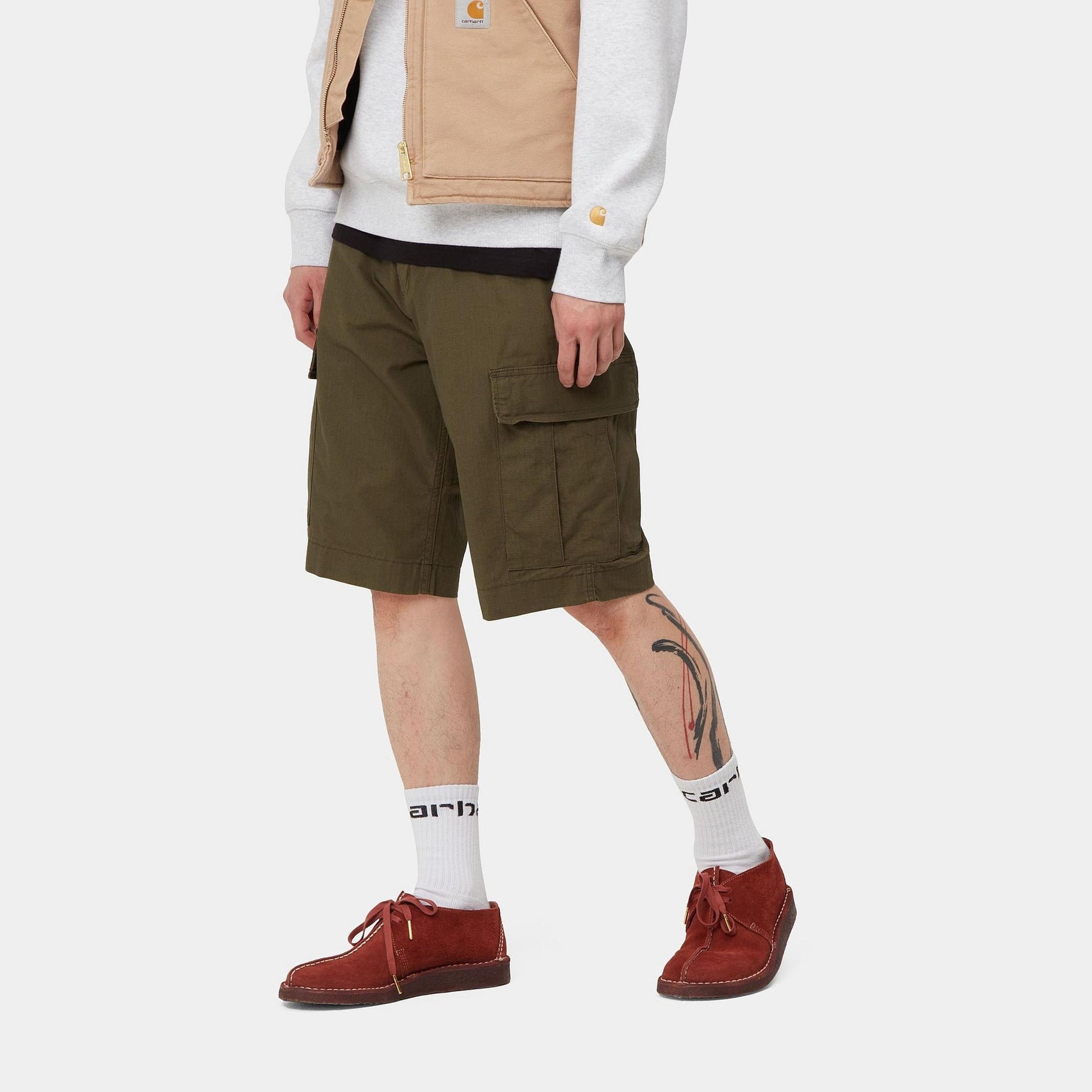 Pantaloni short Carhartt Regular Cargo cypress