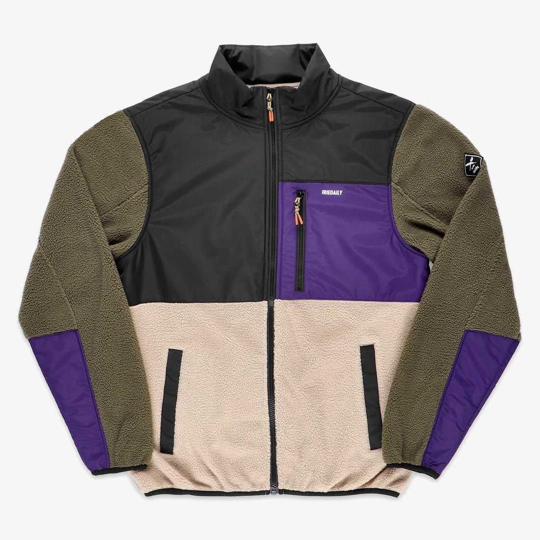 Pile Iriedaily Auf Deck Fleece deep purple