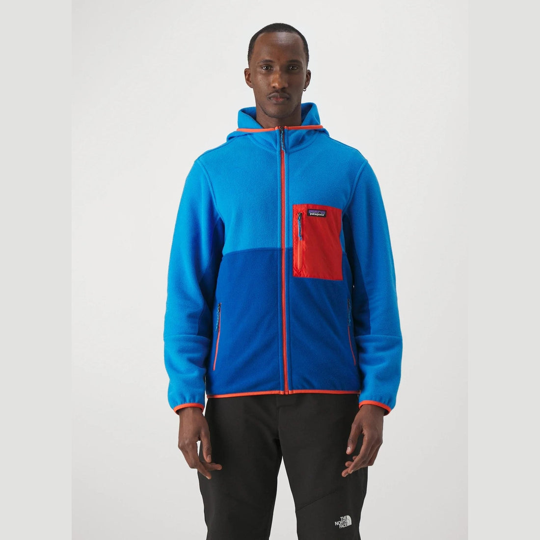Pile Patagonia Microdini Fleece hoodie endless blue