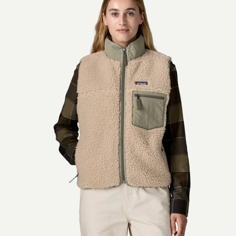 Pile Patagonia W Clssic Retro X Vest Beige