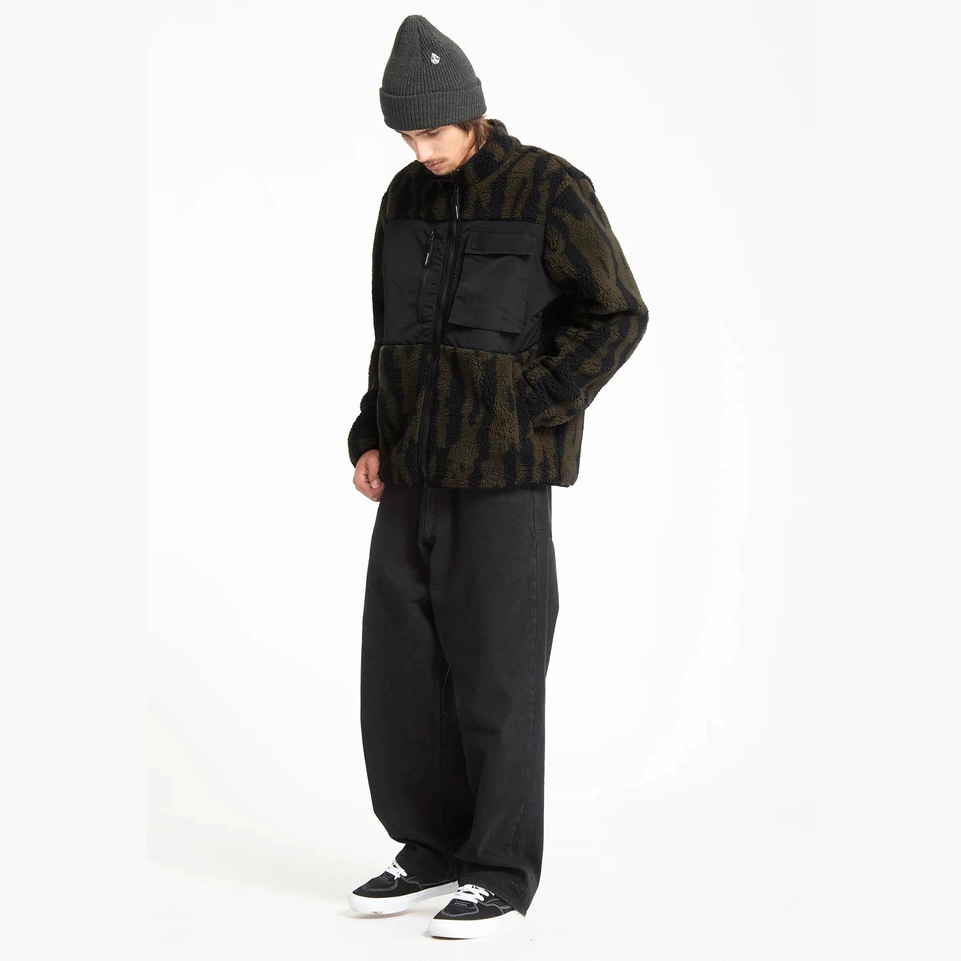 Pile Volcom Storm Stone Zip Brown