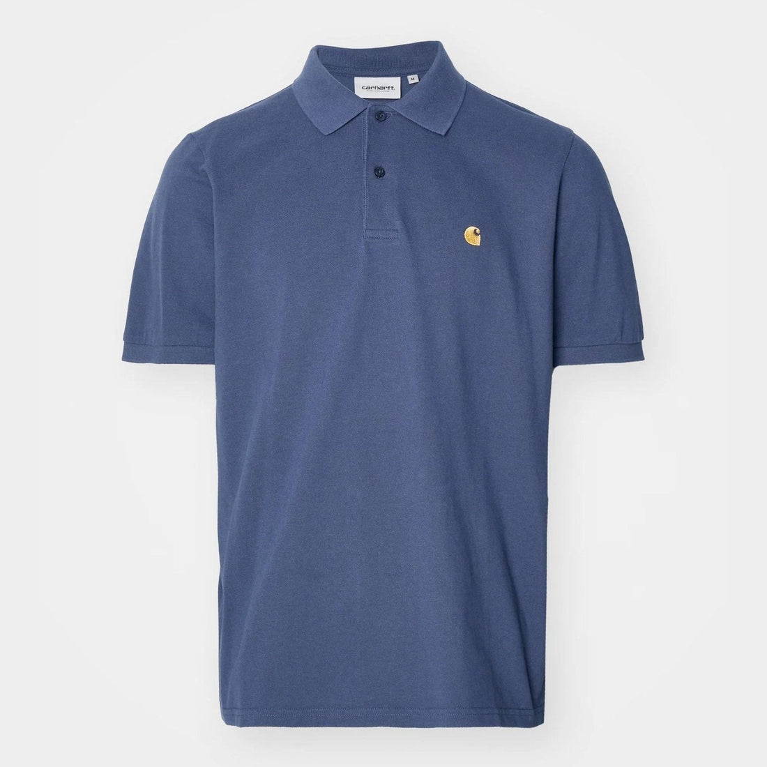 Polo Carhartt Chase Pique dusky blue gold