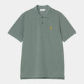 Polo Carhartt Chase Pique silver pine gold