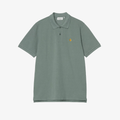 Polo Carhartt Chase Pique silver pine gold