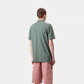 Polo Carhartt Chase Pique silver pine gold