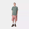 Polo Carhartt Chase Pique silver pine gold