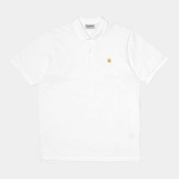 Polo Carhartt Chase Pique white