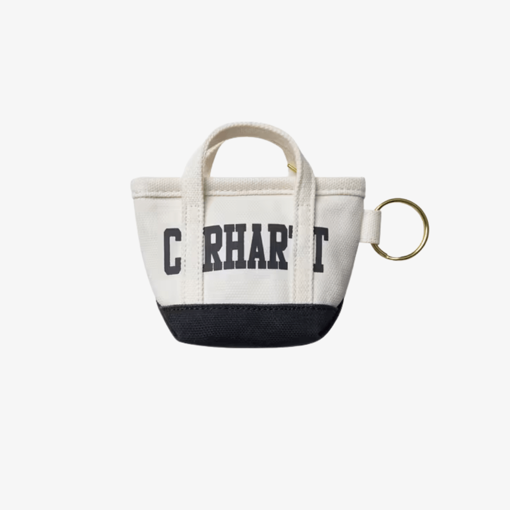 Portachiavi Carhartt Mini Tote Bag Cream
