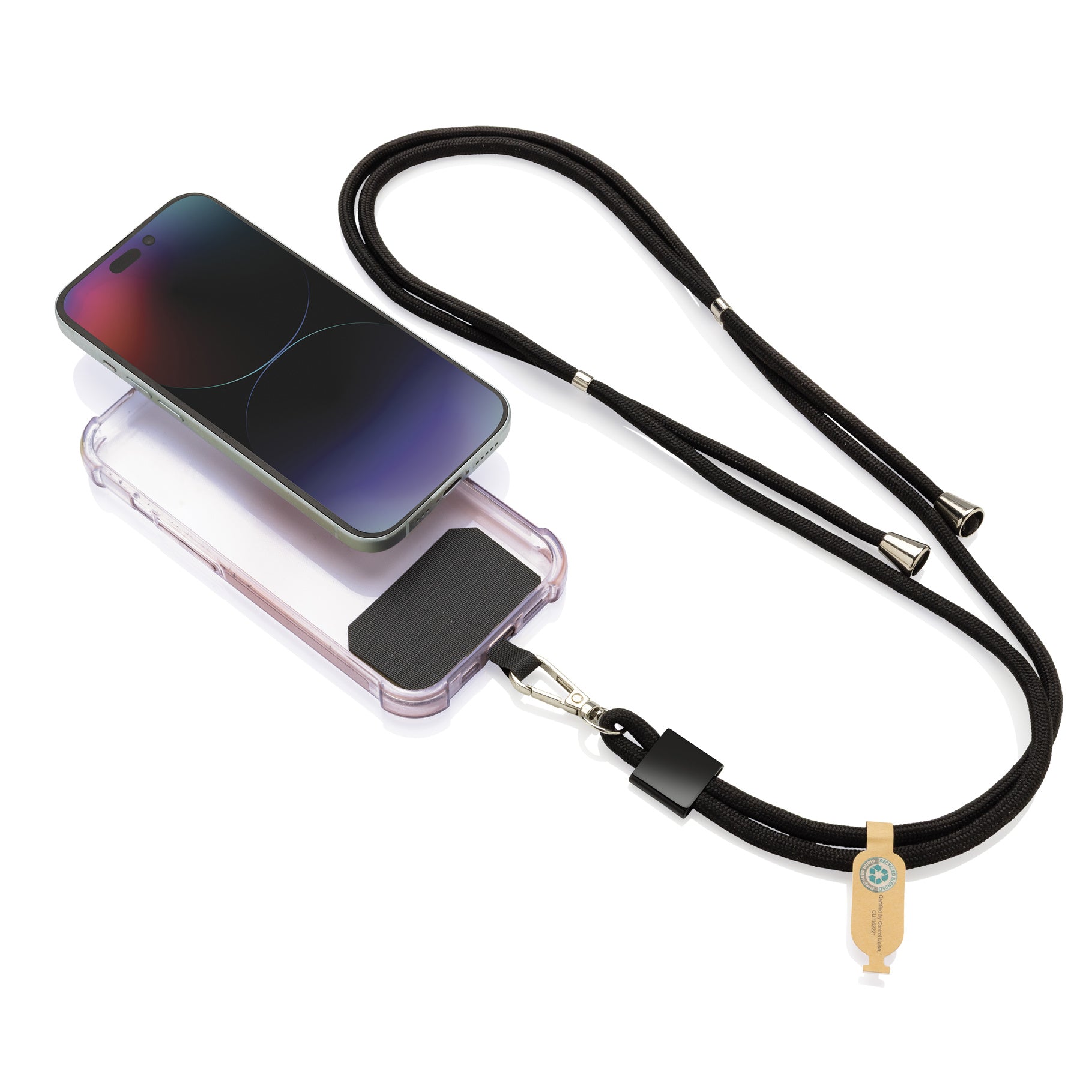 Portachiavi XD Connects CarryLoop Lanyard Portatelefono Black