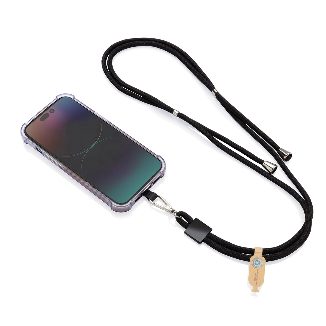 Portachiavi XD Connects CarryLoop Lanyard Portatelefono Black