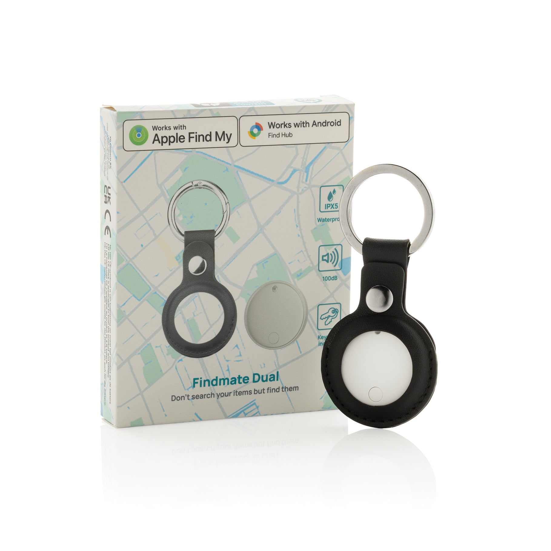 Portachiavi XD Connects Finder Findmate IPX5 White