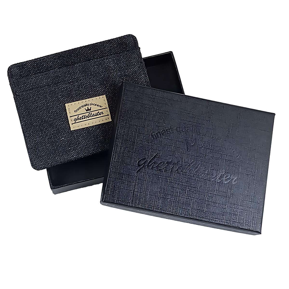 Portafoglio Ghettoblaster Card Holder Canvas black