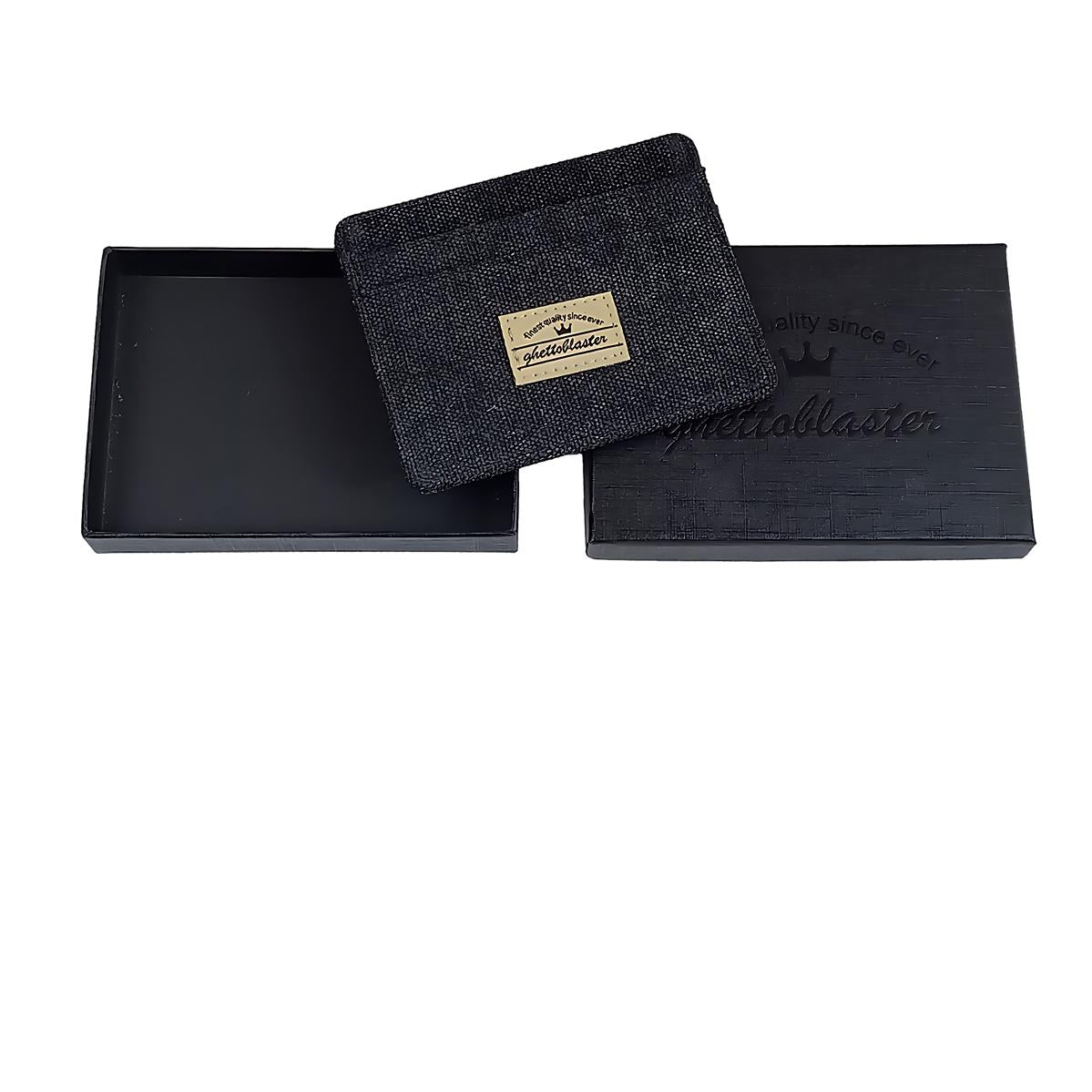 Portafoglio Ghettoblaster Card Holder Canvas black