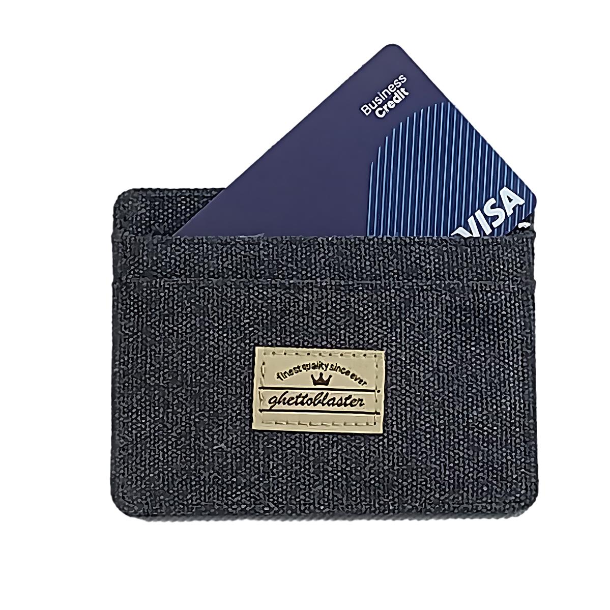Portafoglio Ghettoblaster Card Holder Canvas black
