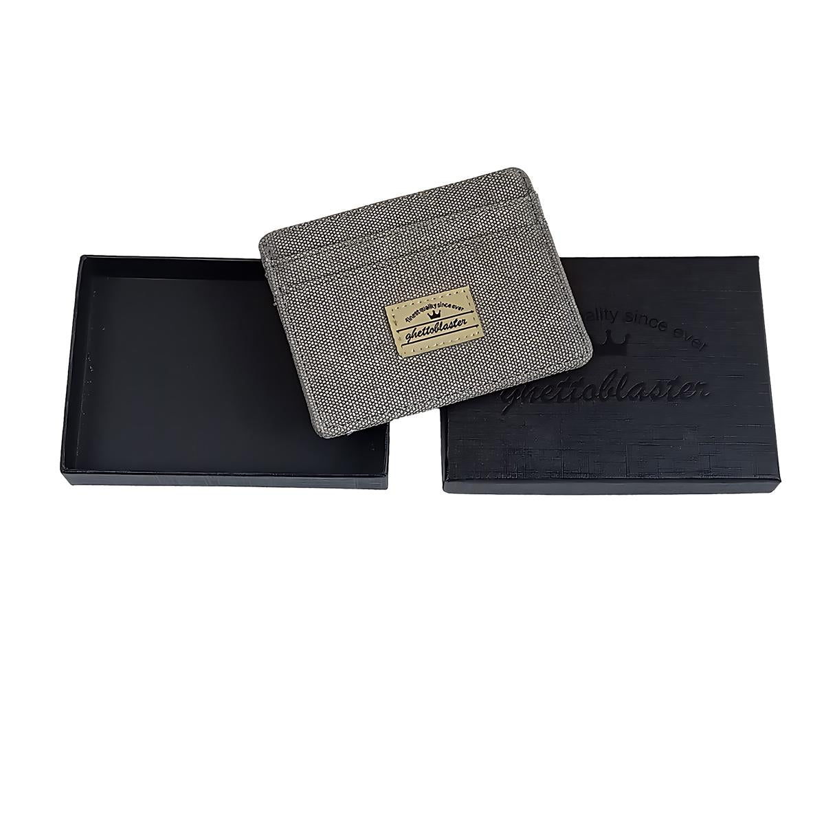 Portafoglio Ghettoblaster Card Holder Canvas grey