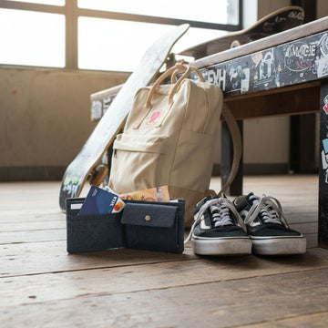 Portafoglio Ghettoblaster Coin Canvas black
