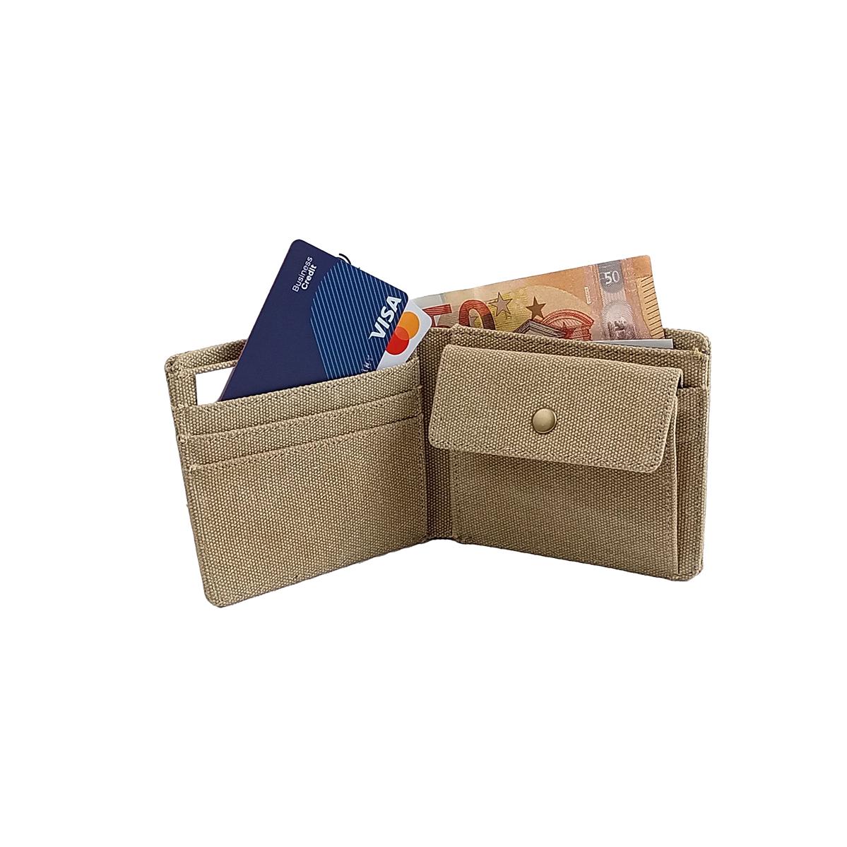 Portafoglio Ghettoblaster Coin Canvas sand