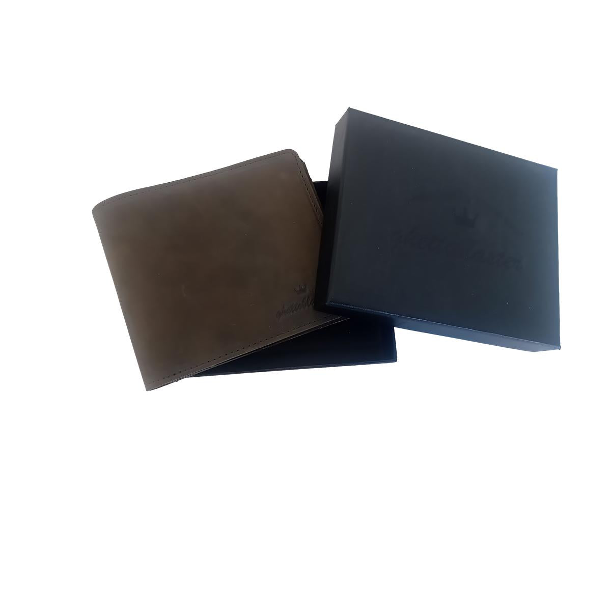 Portafoglio Ghettoblaster Full Grain Leather dark brown